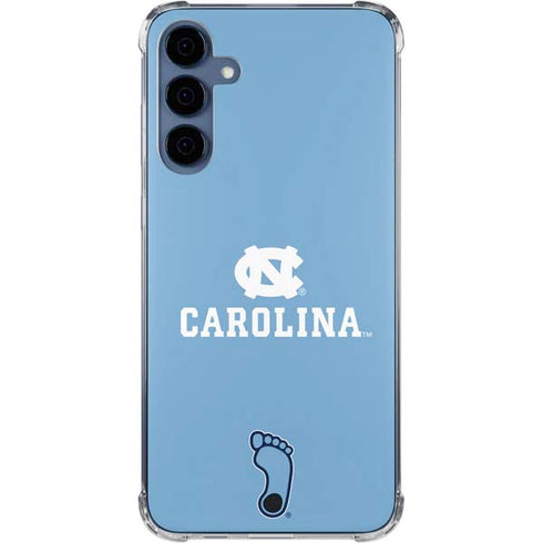 University of North Carolina UNC Carolina Galaxy A35 5G Clear Case